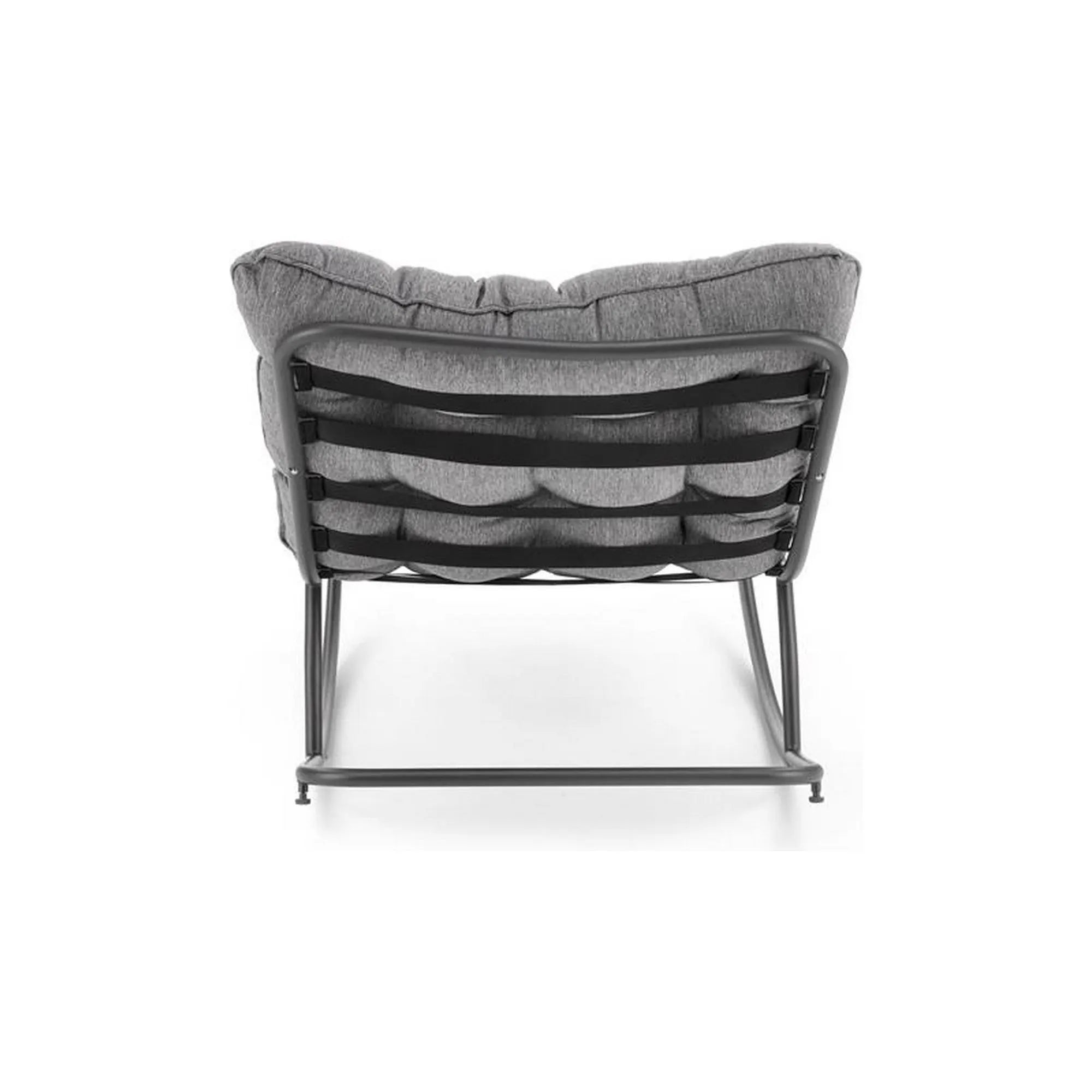 Fotoliu balansoar HOUSTON OCN-37641, gri/negru