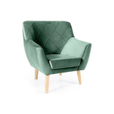 Fotoliu verde cu design modern, ideal pentru living – primabucata