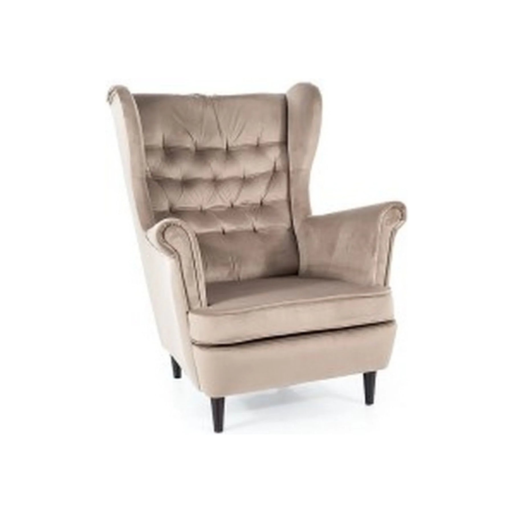 Fotoliu bej cu design elegant, ideal pentru living – primabucata