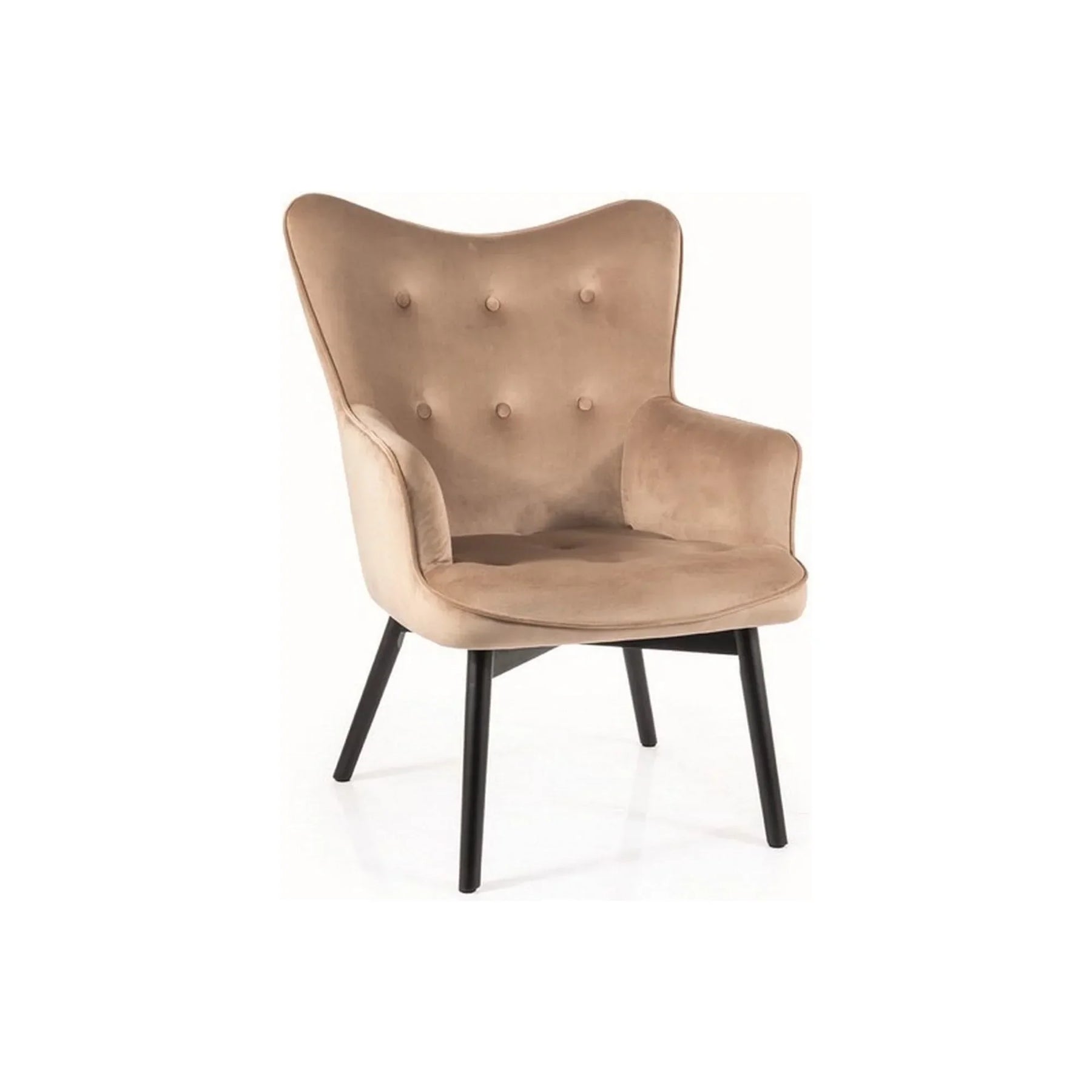 Fotoliu bej cu design modern, ideal pentru living – primabucata