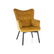 Fotoliu DETROIT OCN-39711, galben mustar