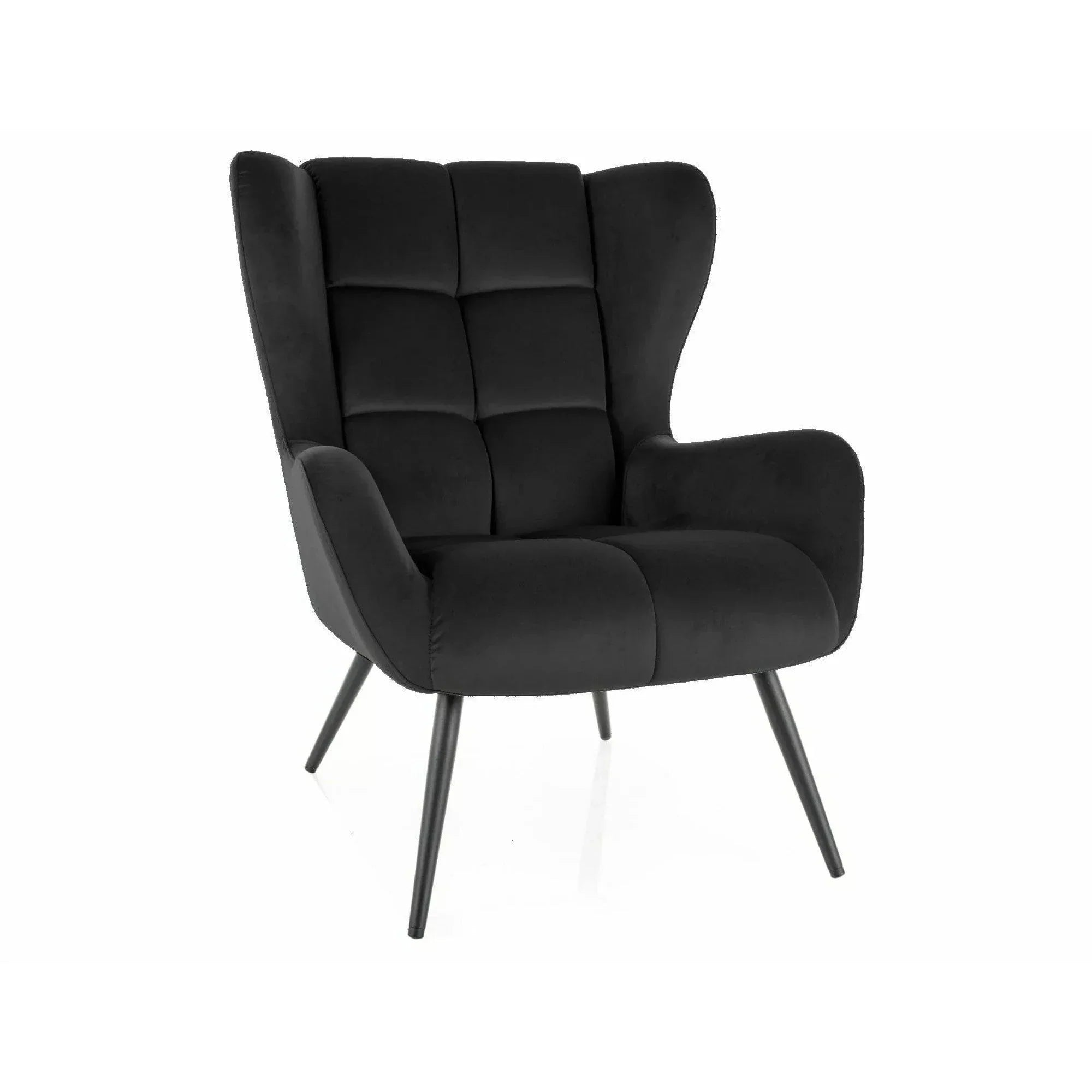 Fotoliu DETROIT OCN-39733, negru