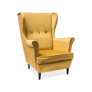 Fotoliu DETROIT OCN-39788, galben/wenge