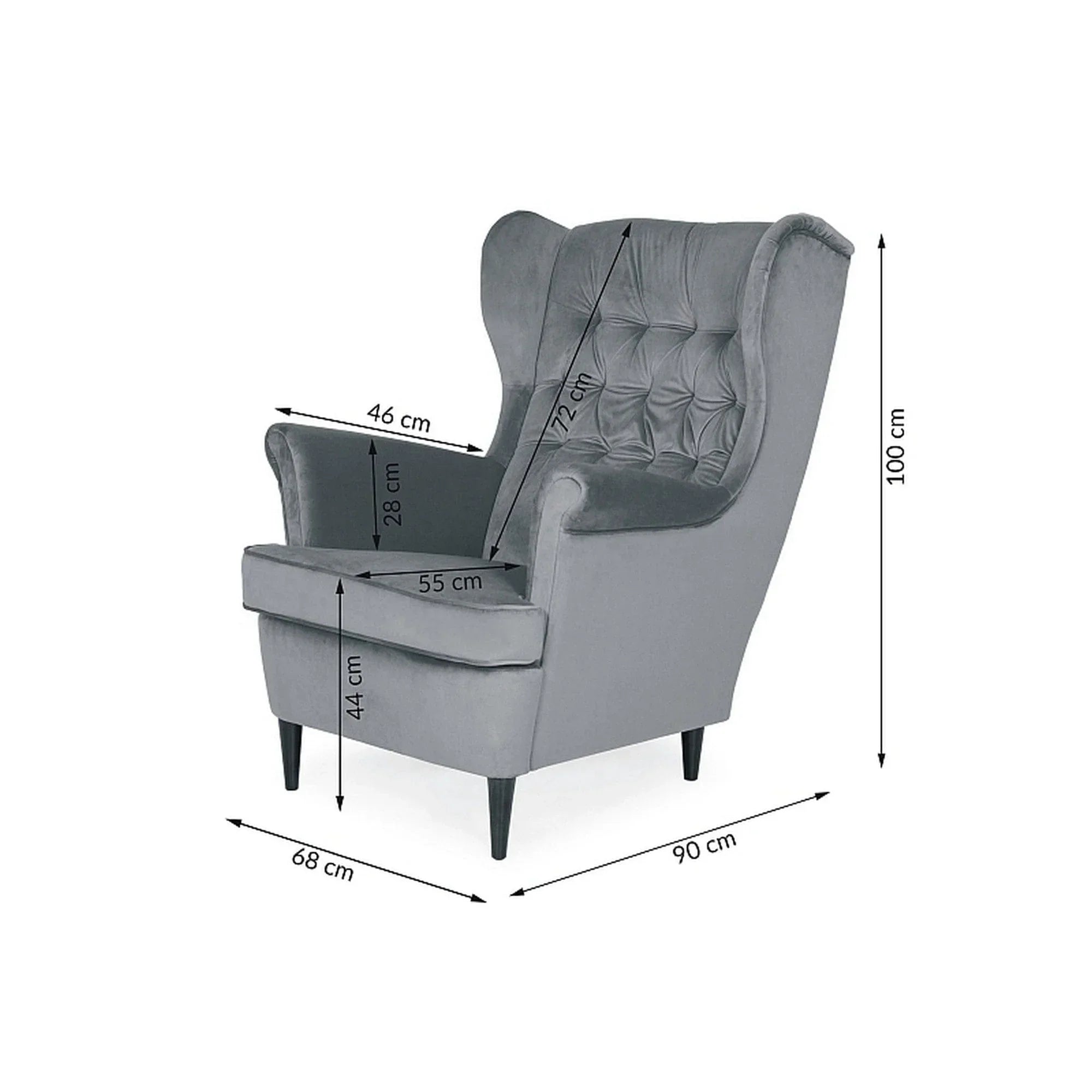 Fotoliu DETROIT OCN-39831, verde