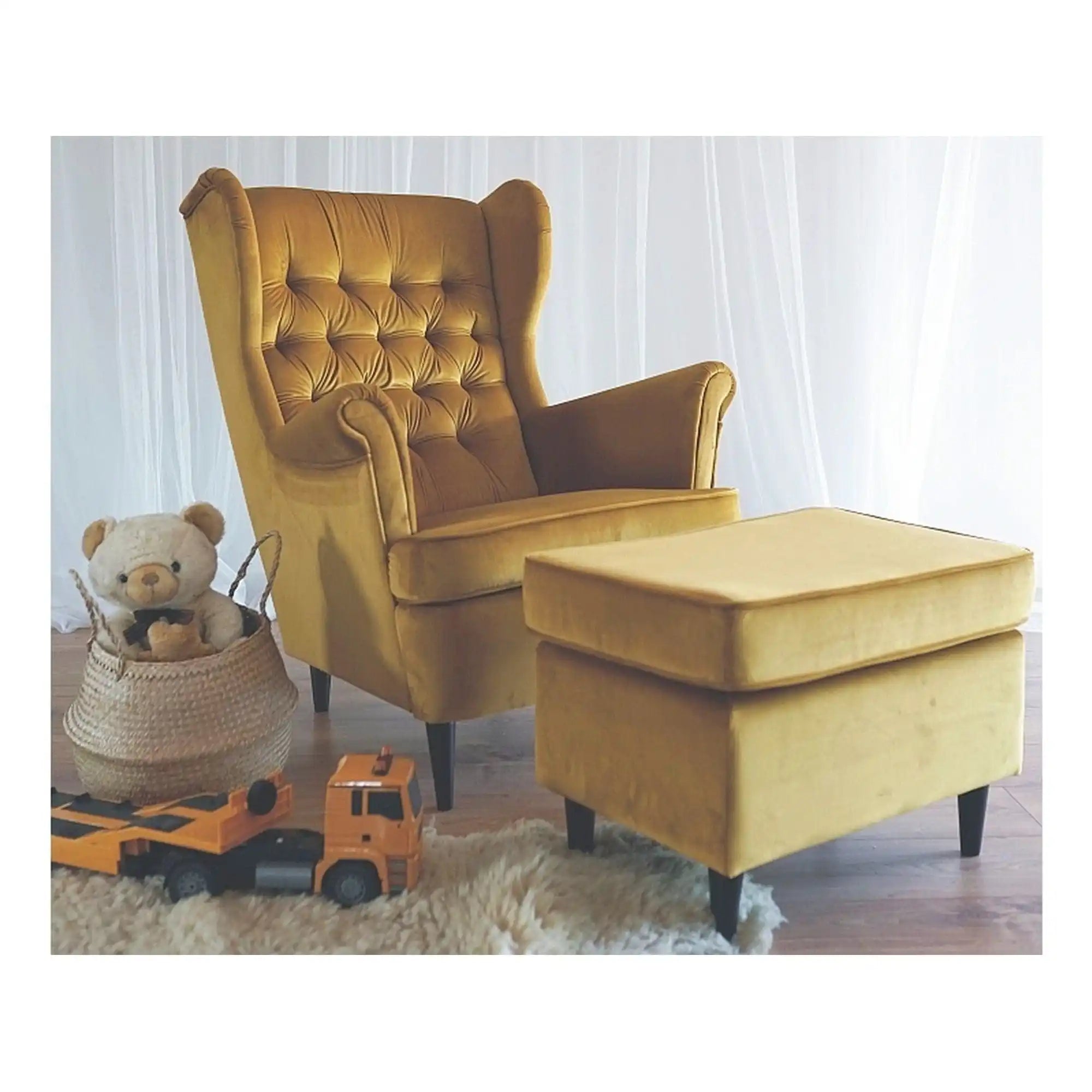 Fotoliu DETROIT OCN-39834, galben