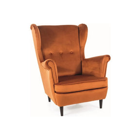Fotoliu caramiziu elegant, ideal pentru living – primabucata