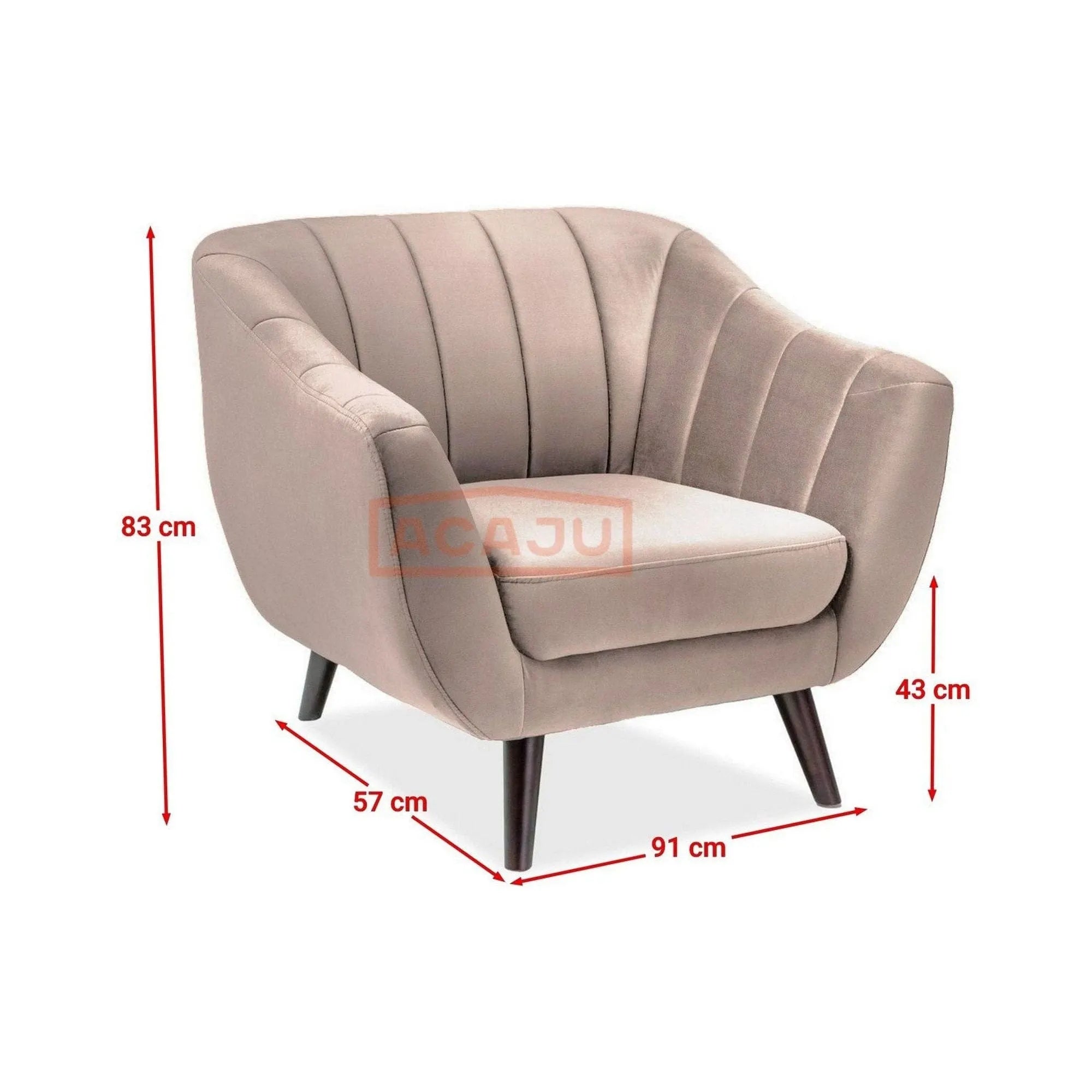 Fotoliu DETROIT OCN-39888, bej