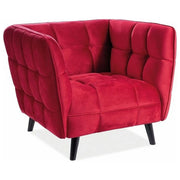 Fotoliu DETROIT OCN-39897, visiniu/wenge