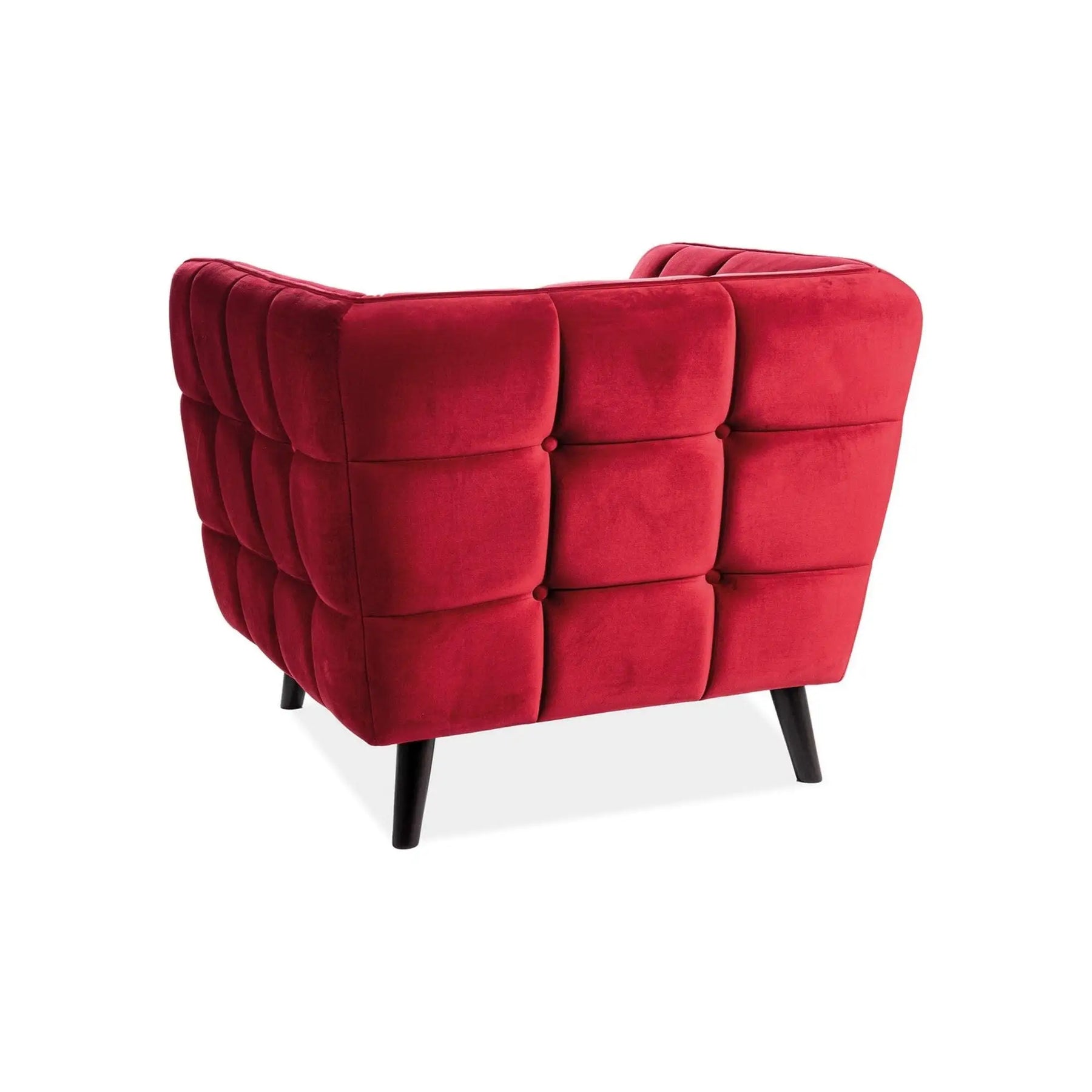 Fotoliu DETROIT OCN-39897, visiniu/wenge