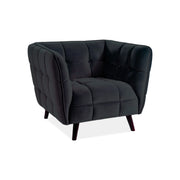 Fotoliu DETROIT OCN-39898, negru/wenge