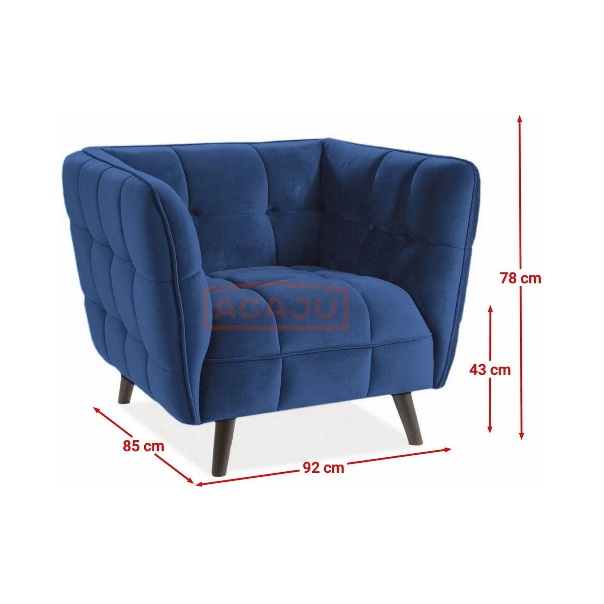 Fotoliu DETROIT OCN-39905, albastru