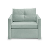 Fotoliu extensibil BERGEN OCN-29173, verde menta