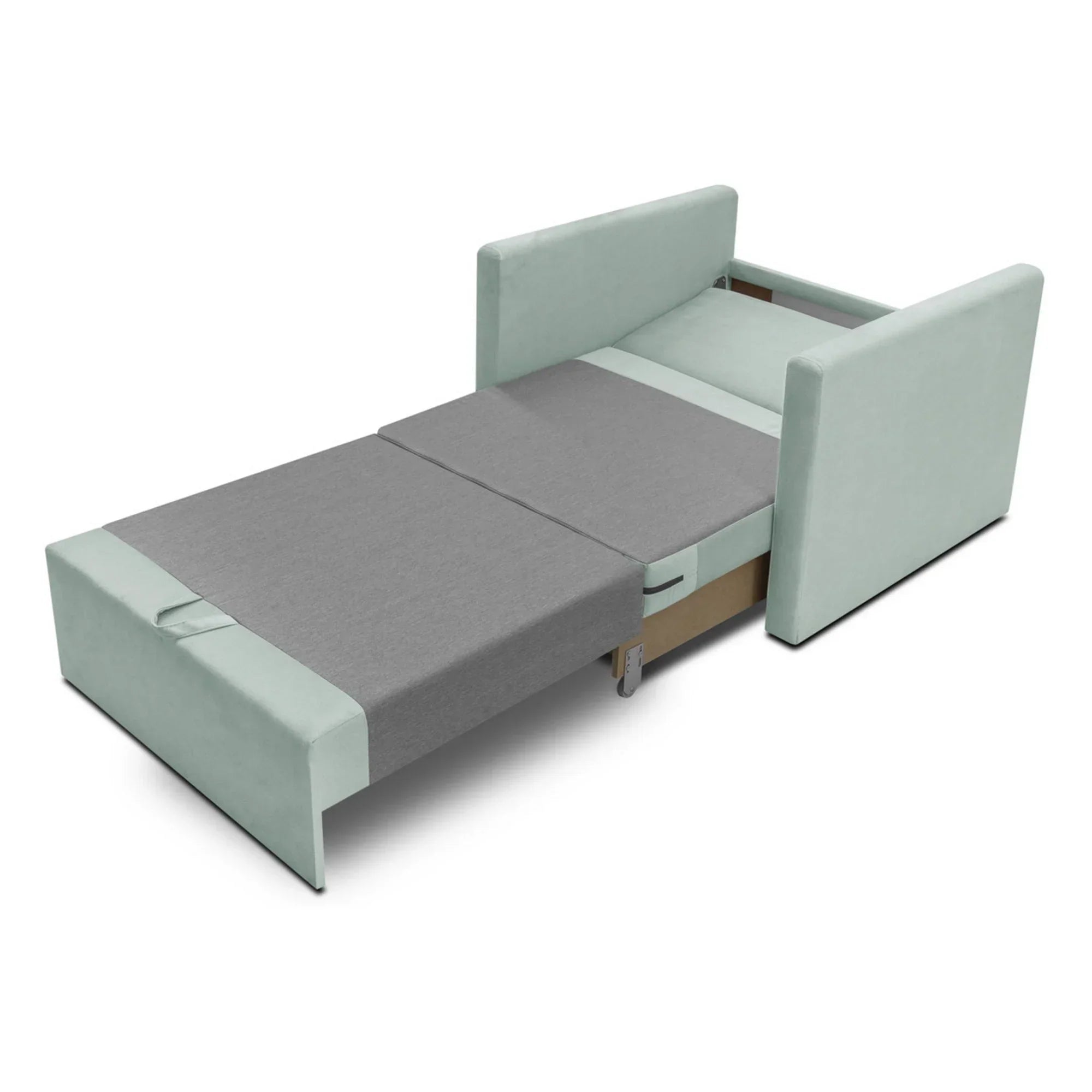 Fotoliu extensibil BERGEN OCN-29173, verde menta