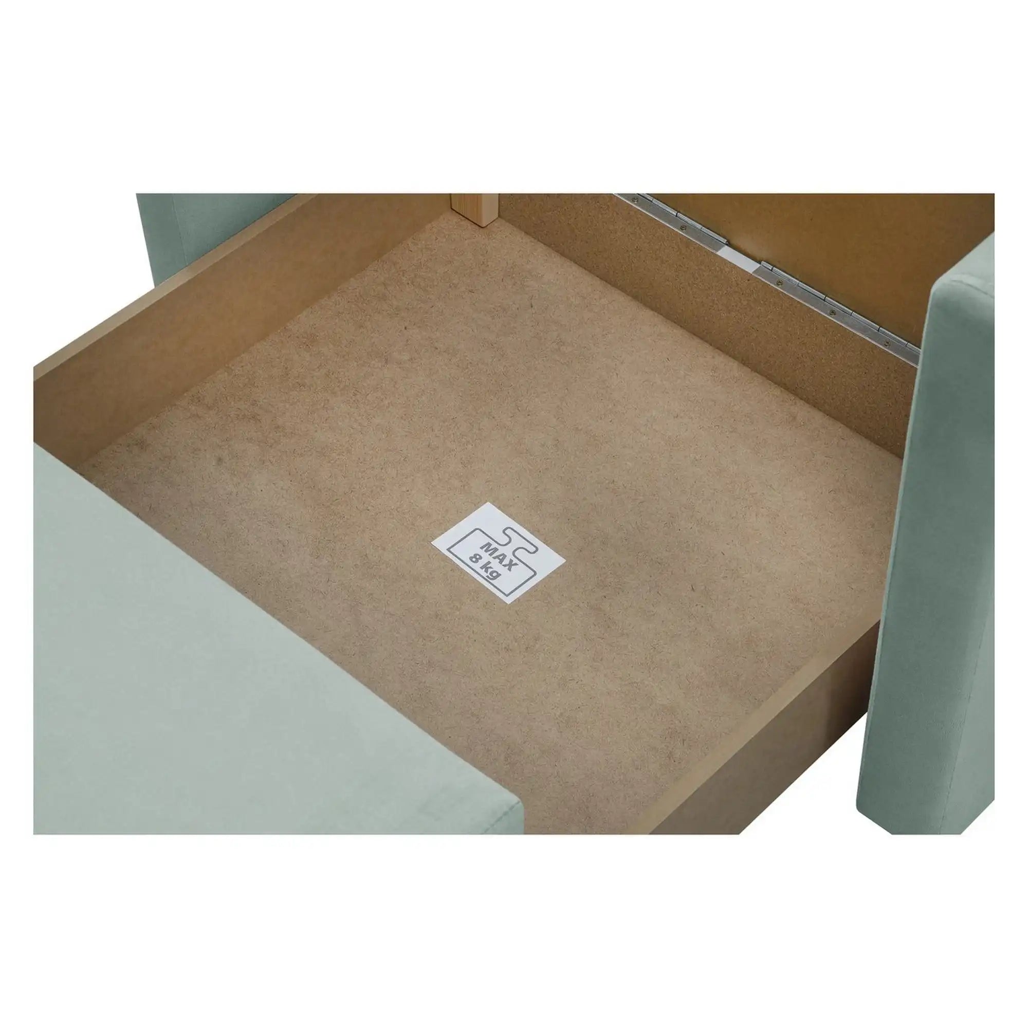 Fotoliu extensibil BERGEN OCN-29173, verde menta