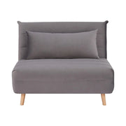 Fotoliu extensibil DETROIT OCN-39789, gri/fag