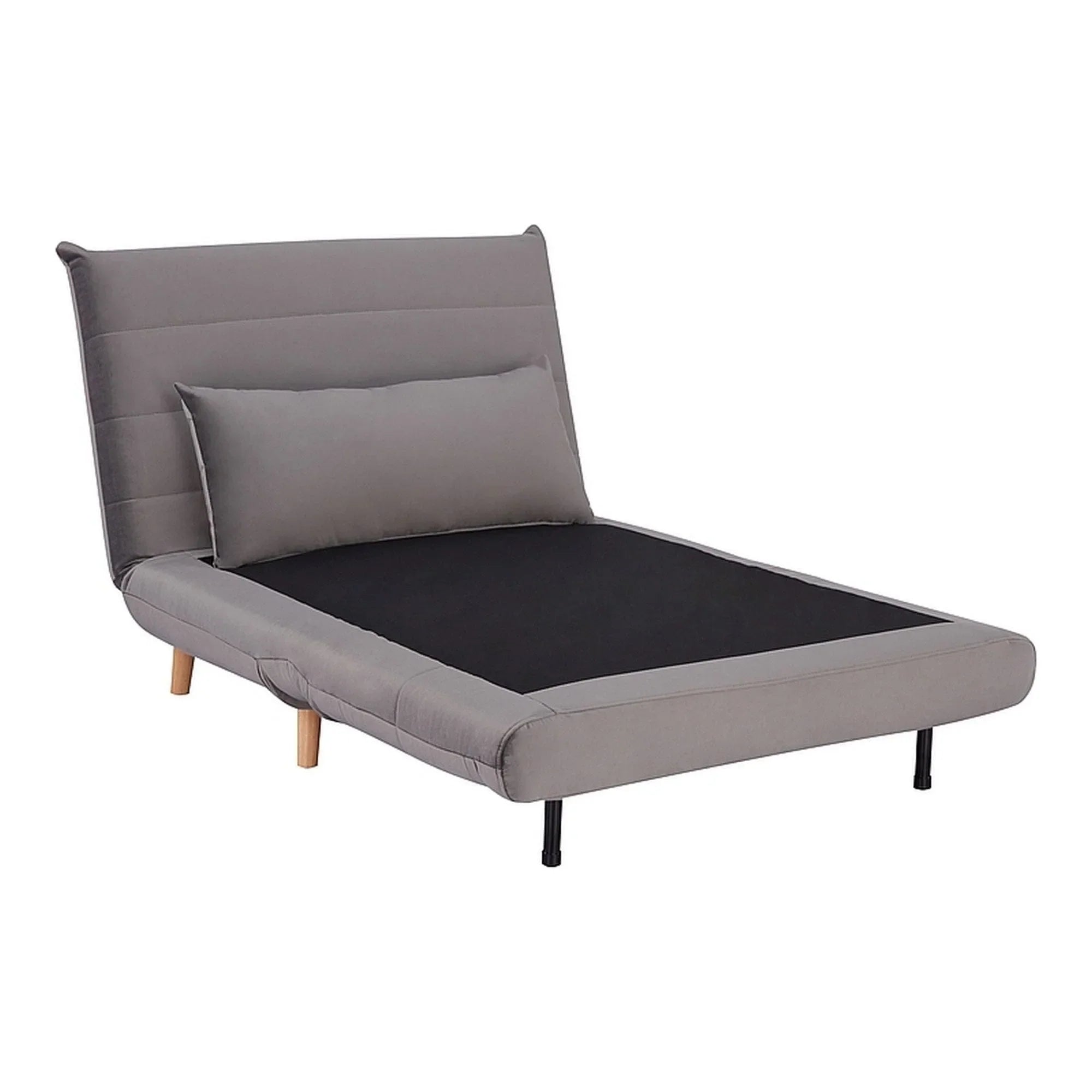 Fotoliu extensibil DETROIT OCN-39789, gri/fag