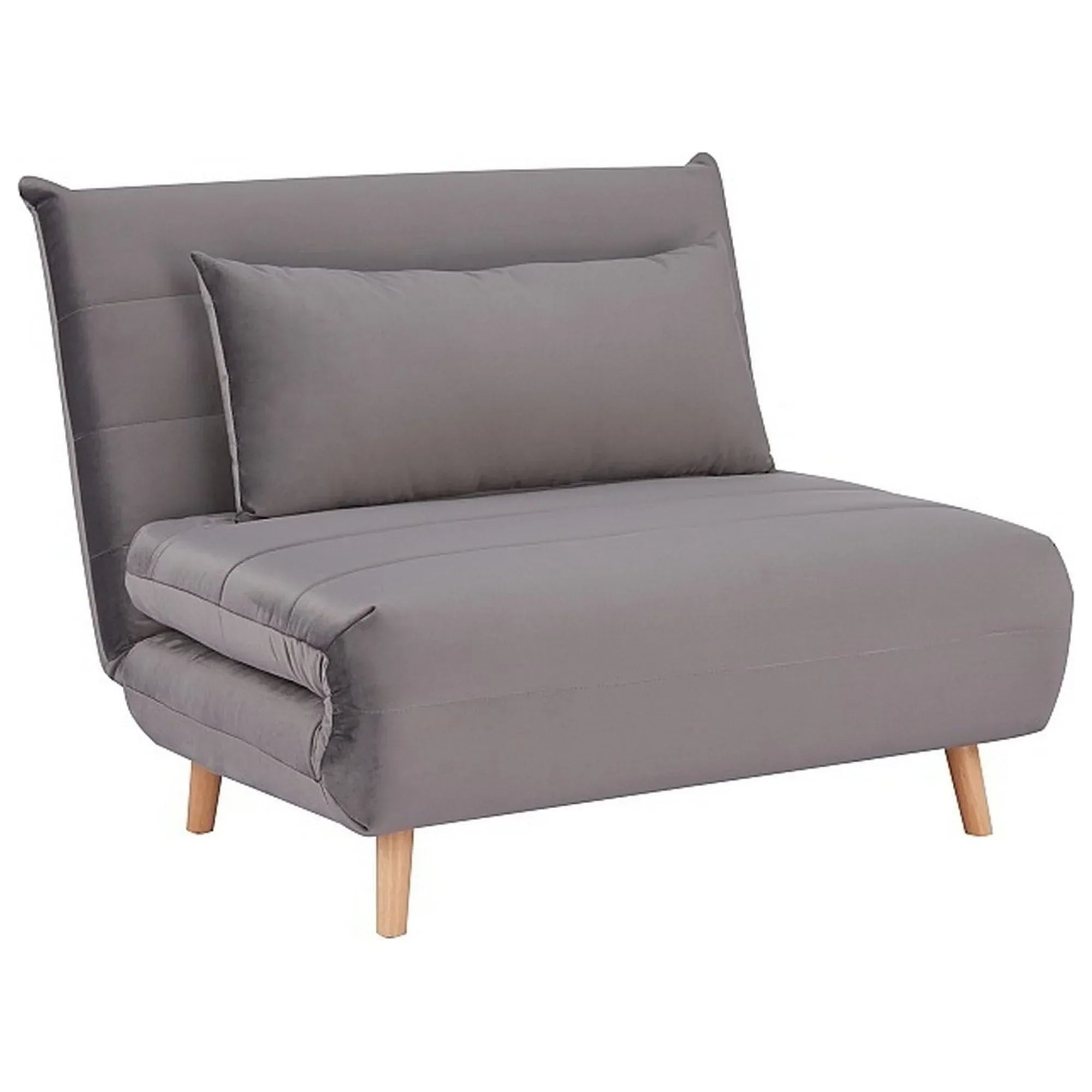 Fotoliu extensibil DETROIT OCN-39789, gri/fag