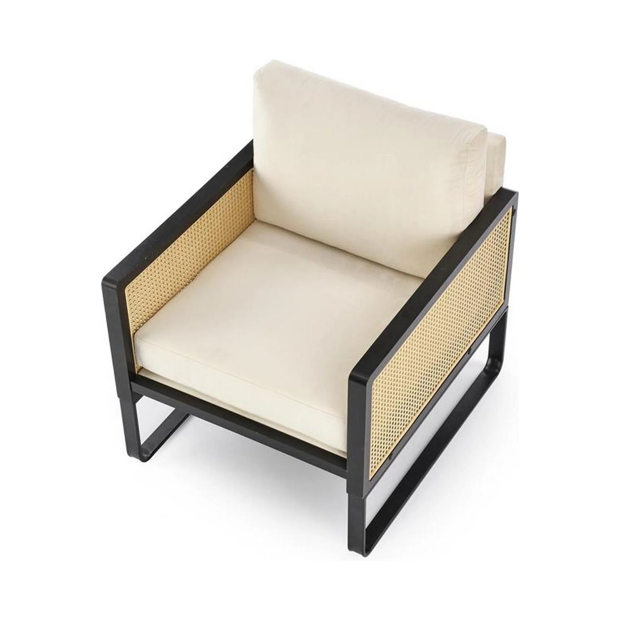 Fotoliu gradina HOUSTON OCN-37579, bej/negru