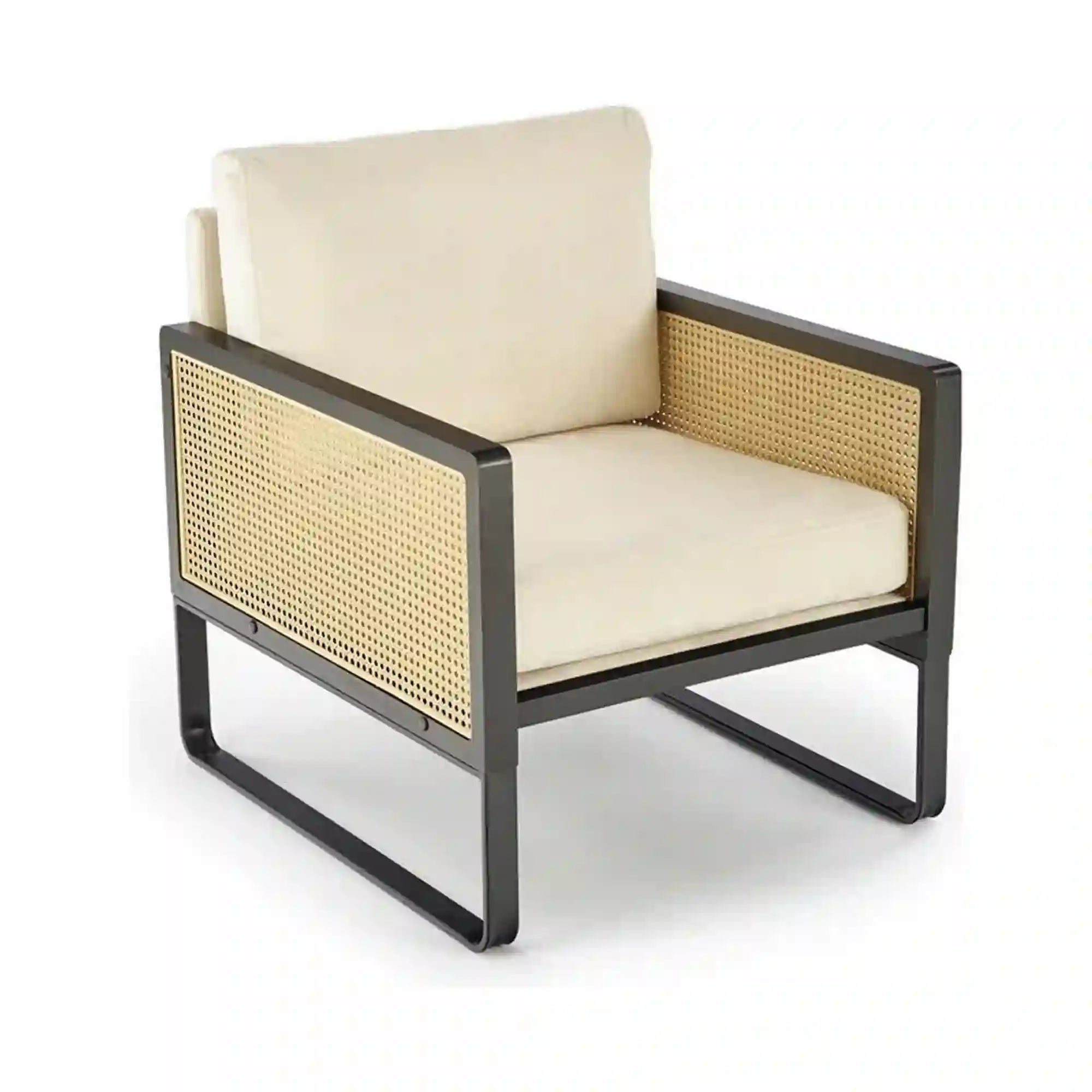 Fotoliu gradina HOUSTON OCN-37579, bej/negru