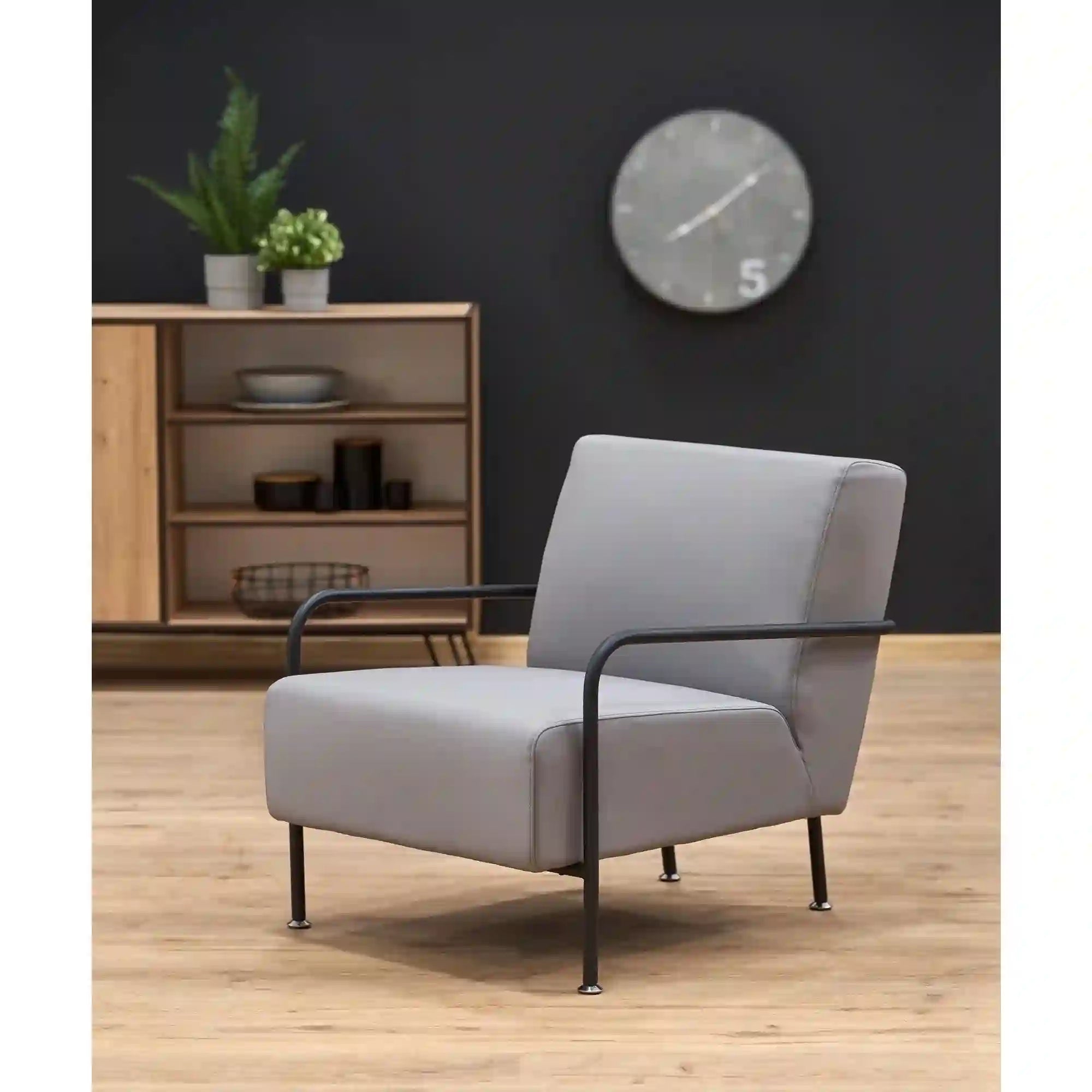 Fotoliu HOUSTON OCN-27679, gri/negru