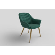 Fotoliu HOUSTON OCN-27690, verde inchis/auriu