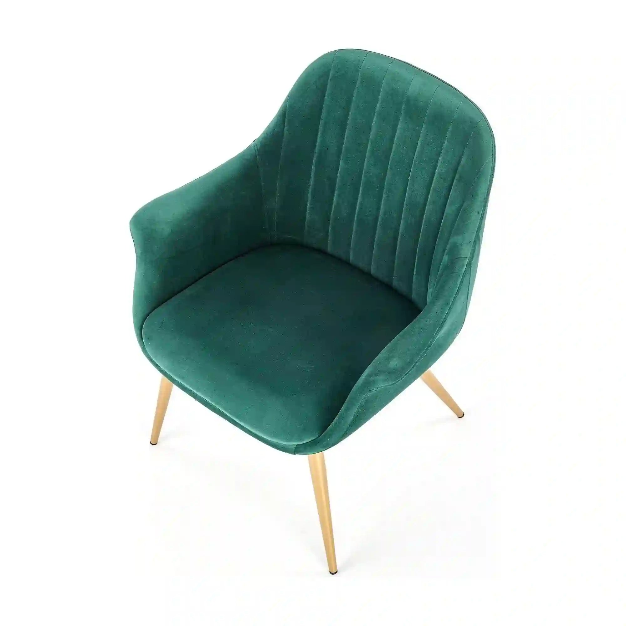 Fotoliu HOUSTON OCN-27690, verde inchis/auriu