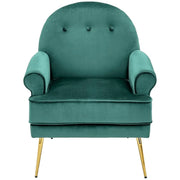 Fotoliu HOUSTON OCN-27709, verde inchis/auriu