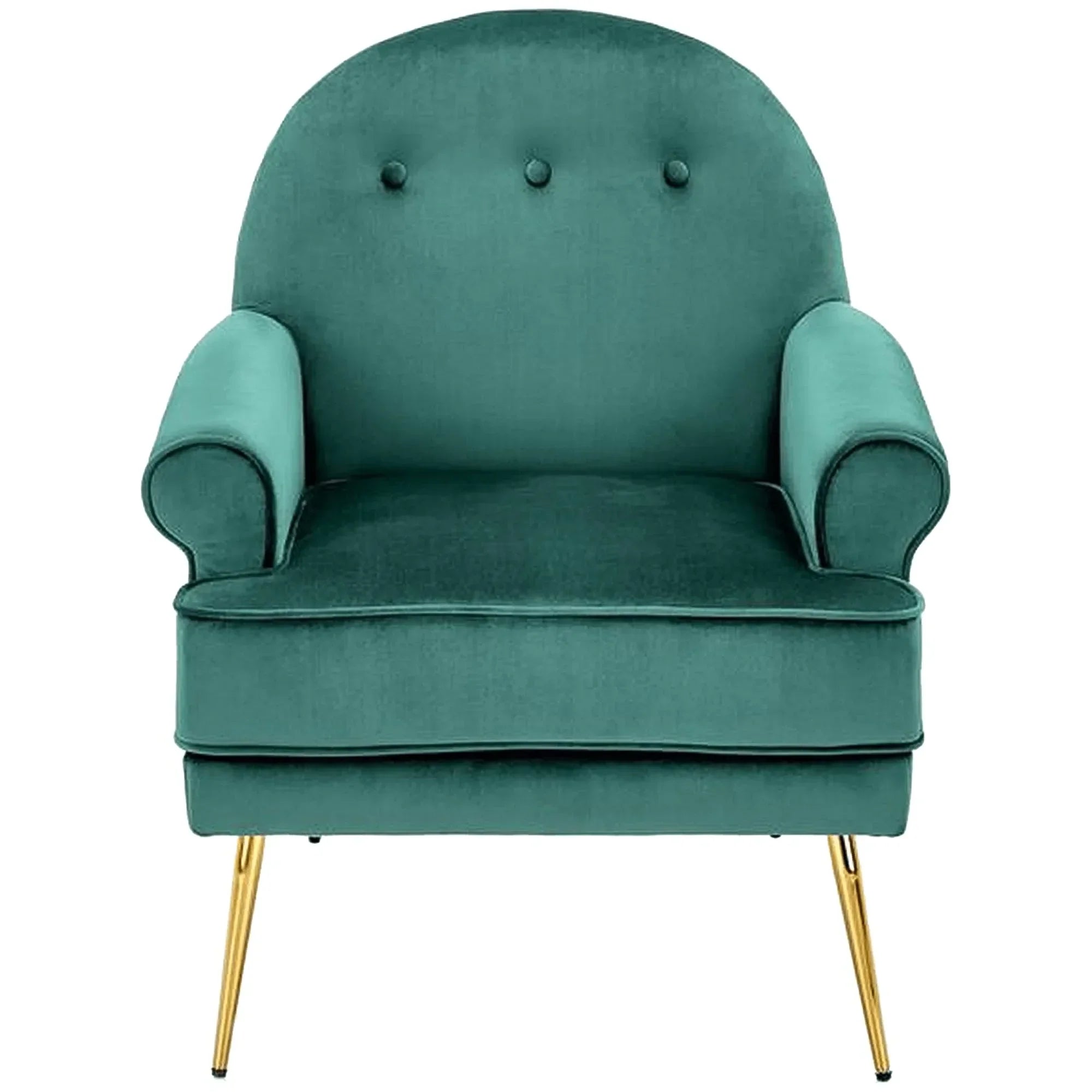 Fotoliu HOUSTON OCN-27709, verde inchis/auriu