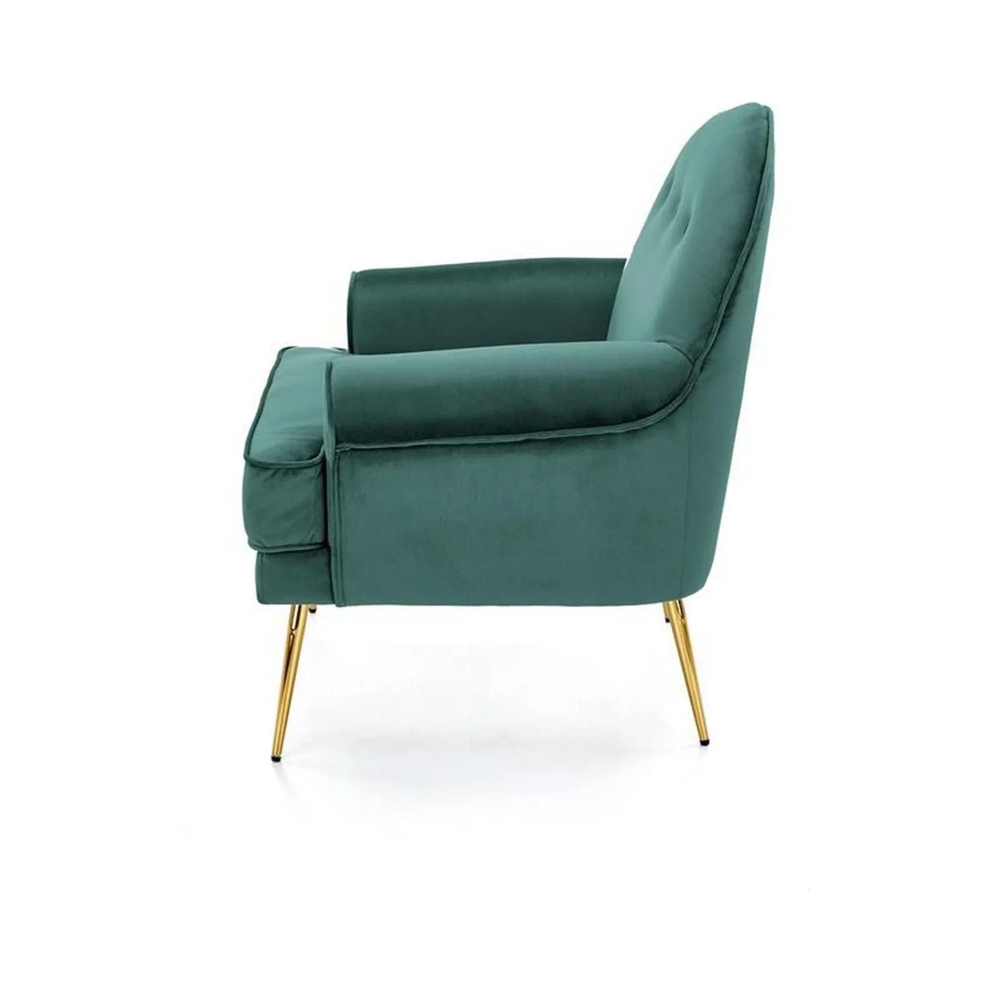 Fotoliu HOUSTON OCN-27709, verde inchis/auriu