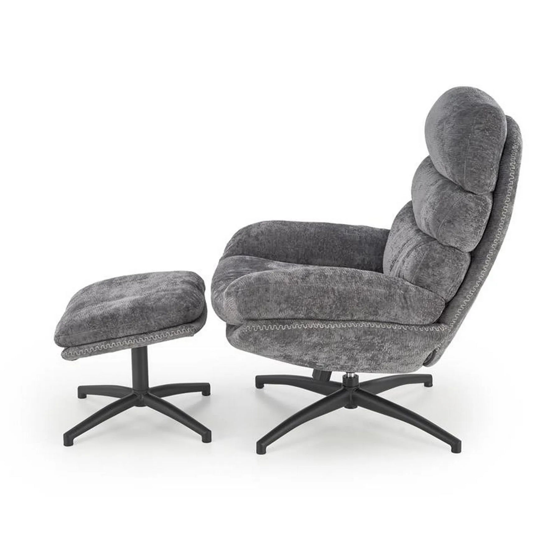 Fotoliu HOUSTON OCN-37609, gri/negru