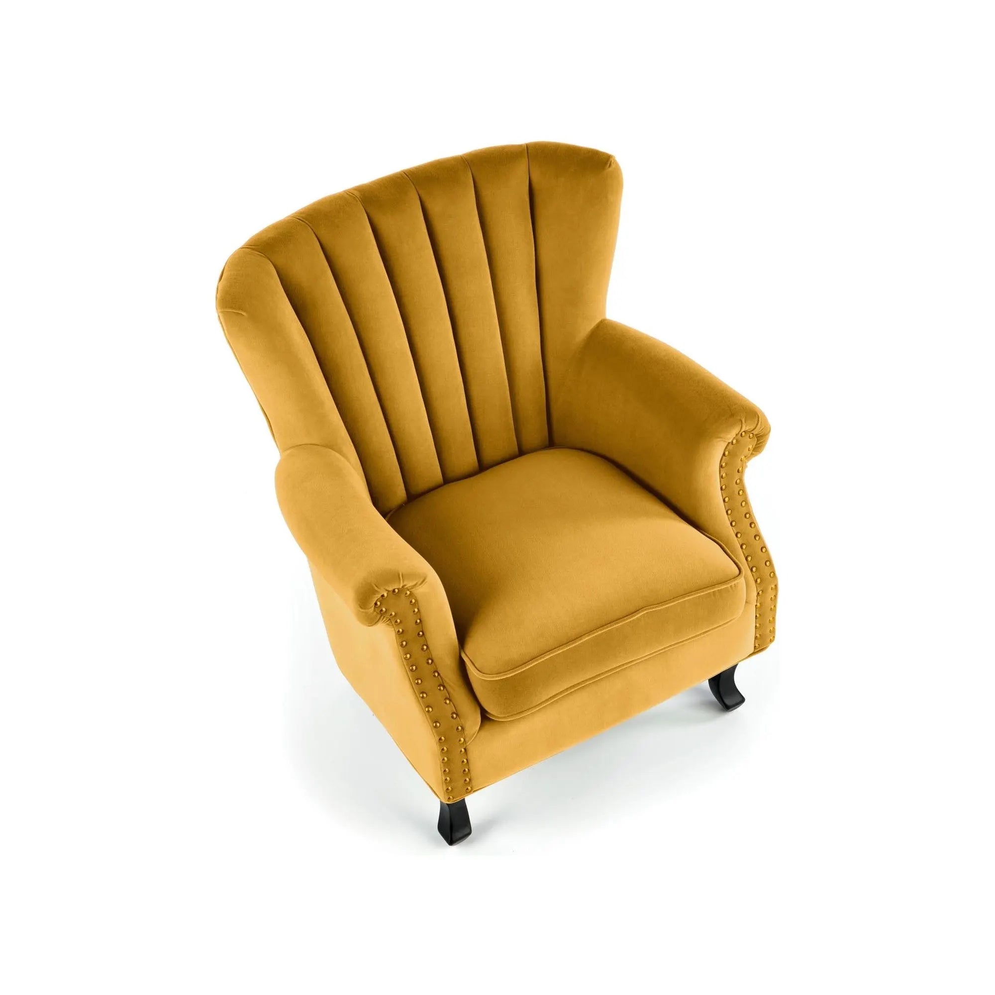 Fotoliu HOUSTON OCN-37628, galben mustar/negru