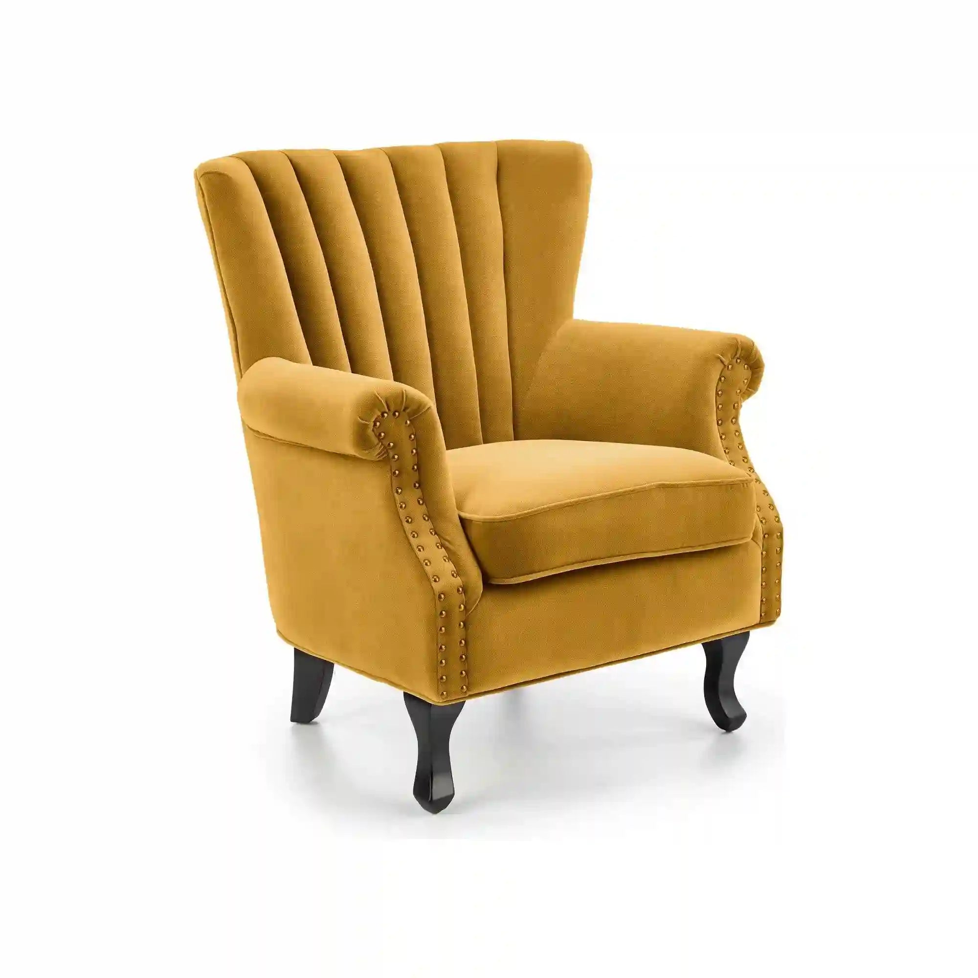 Fotoliu HOUSTON OCN-37628, galben mustar/negru