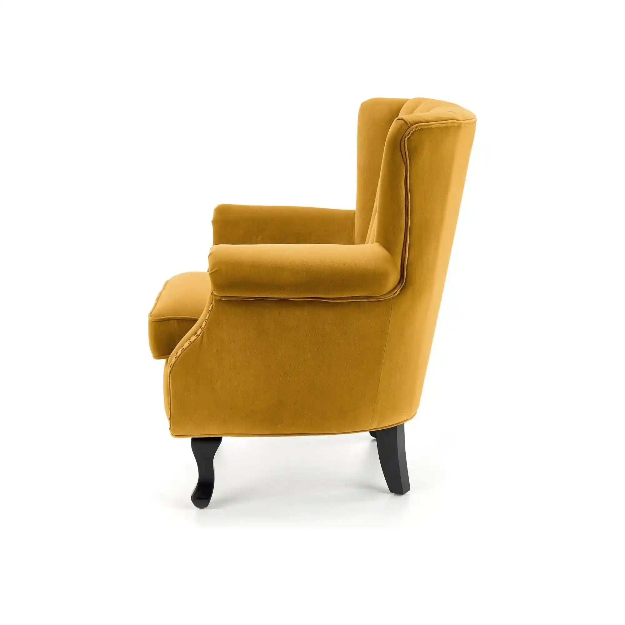 Fotoliu HOUSTON OCN-37628, galben mustar/negru