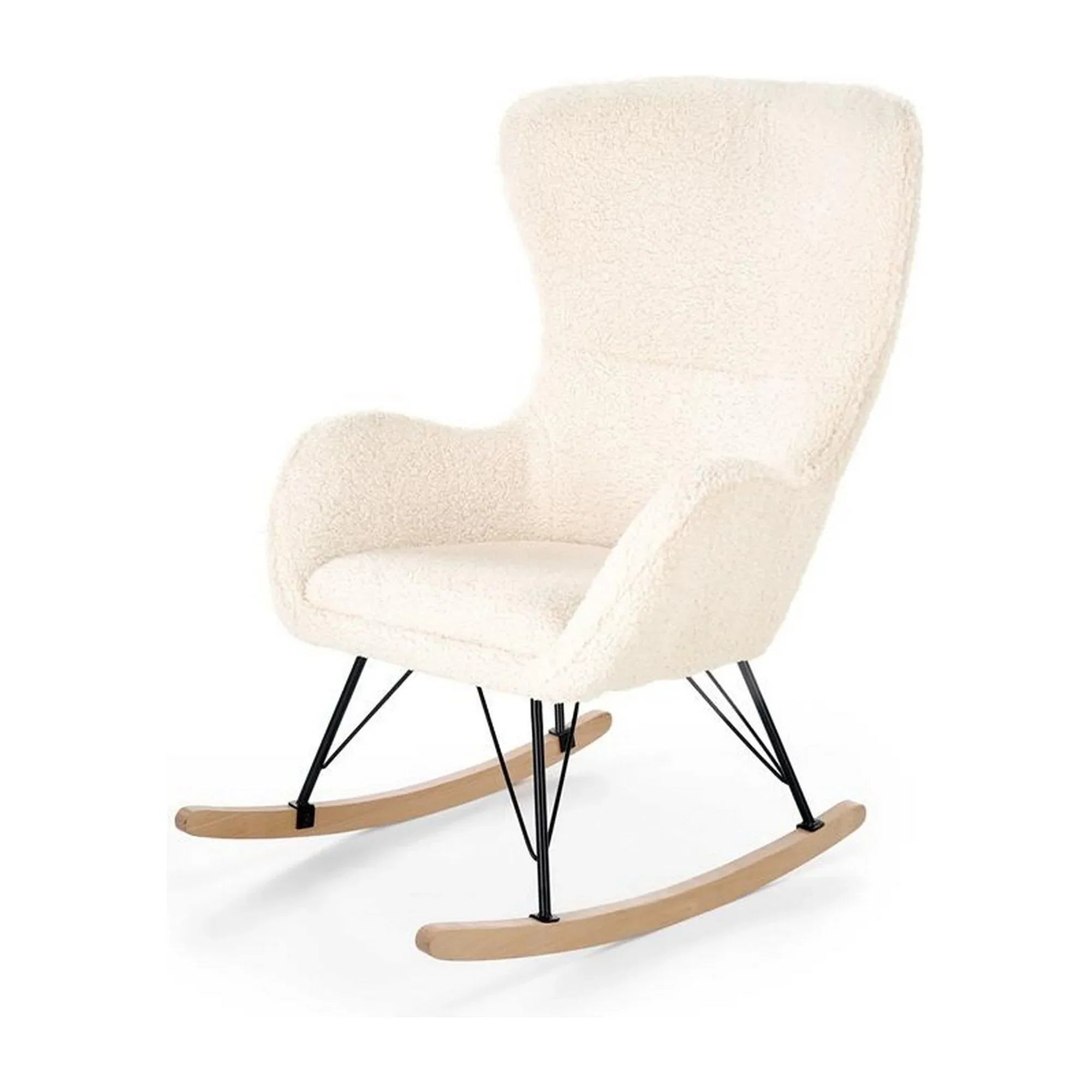 Fotoliu HOUSTON OCN-37635, crem/negru