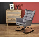 Fotoliu gri cu design modern, ideal pentru living – primabucata