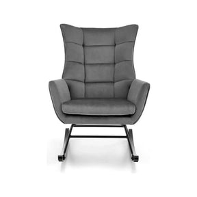Fotoliu gri cu design modern, ideal pentru living – primabucata