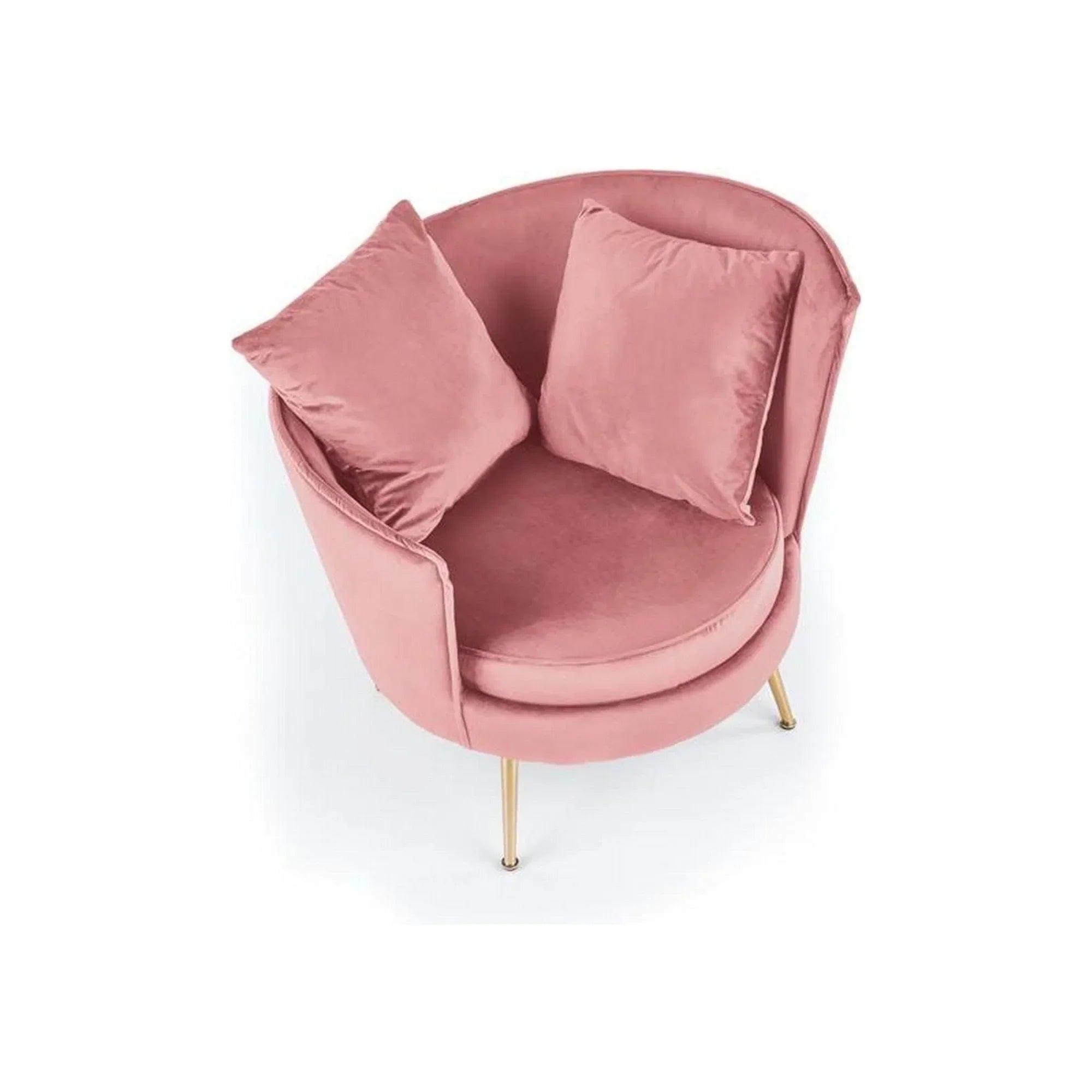 Fotoliu HOUSTON OCN-37646, roz/auriu