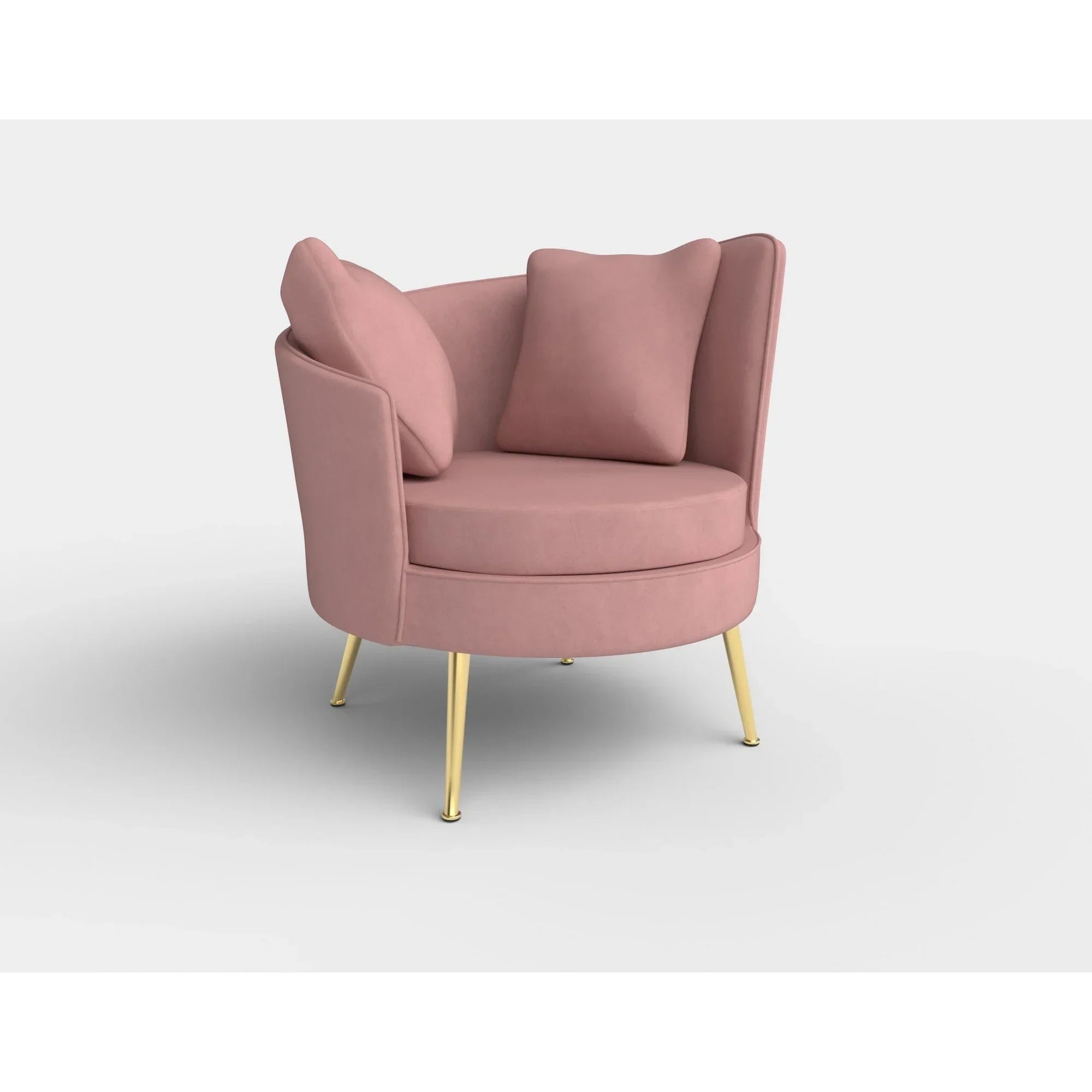 Fotoliu HOUSTON OCN-37646, roz/auriu