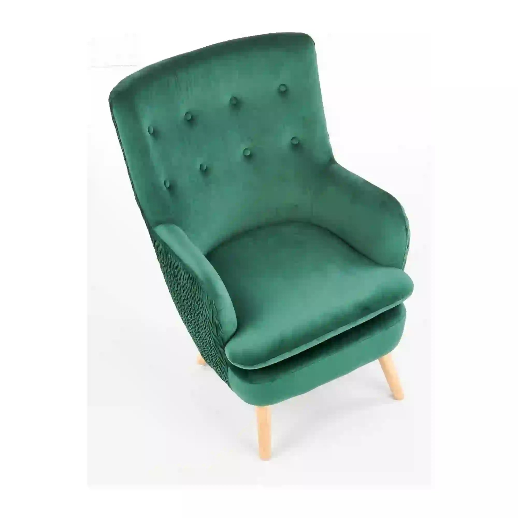 Fotoliu HOUSTON OCN-37656, verde/stejar natural