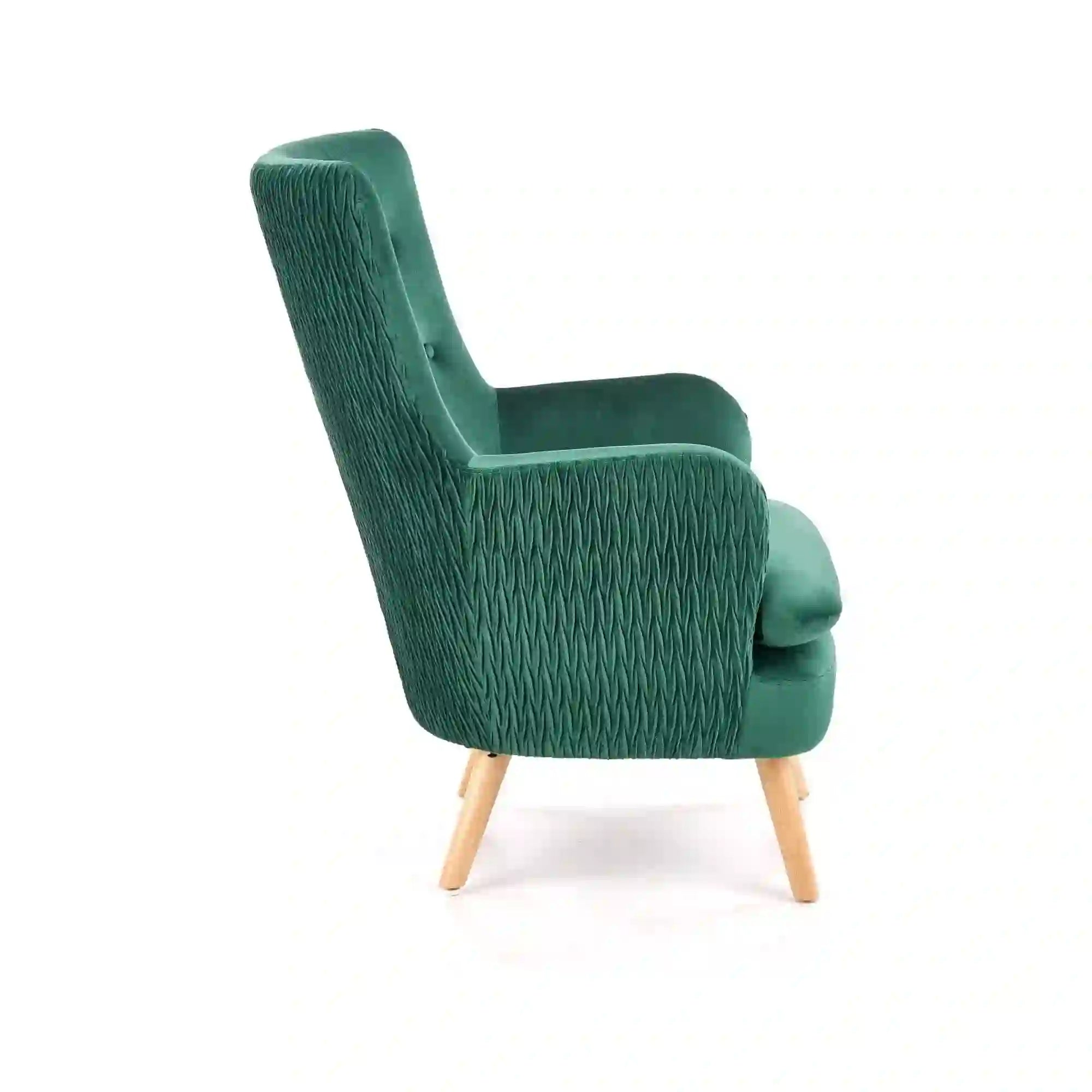 Fotoliu HOUSTON OCN-37656, verde/stejar natural