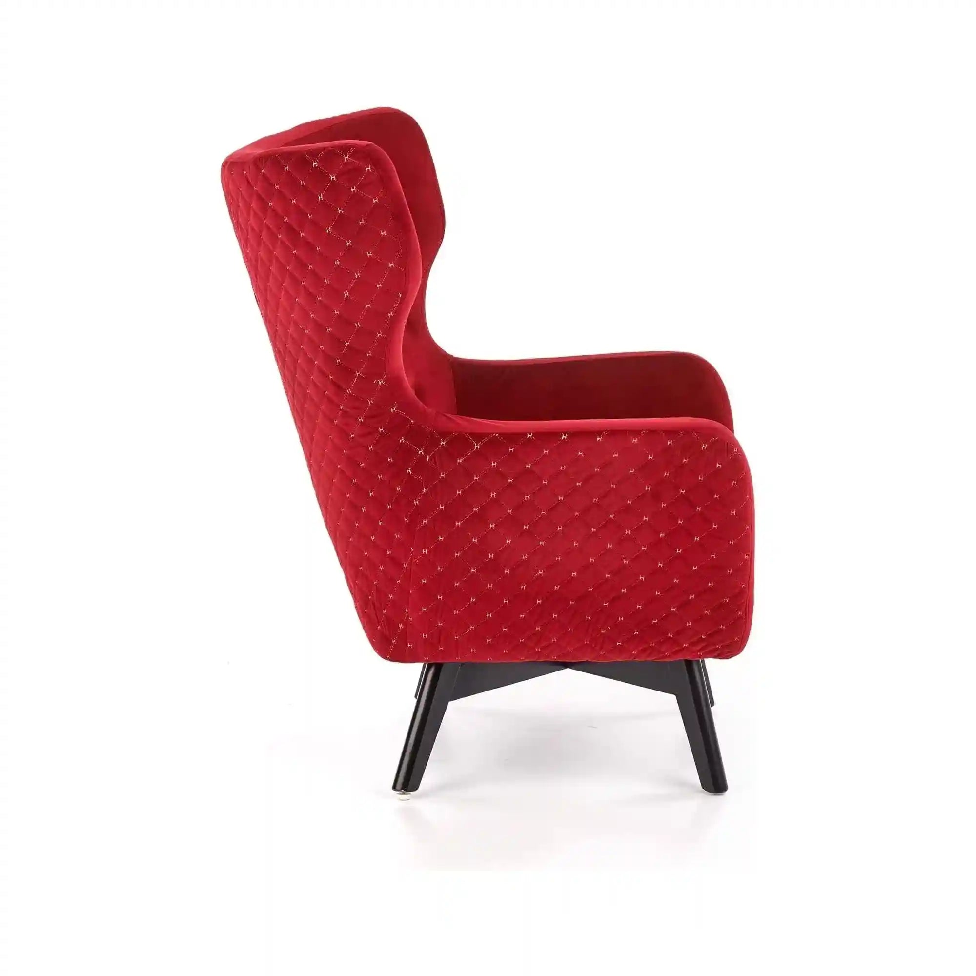 Fotoliu HOUSTON OCN-37660, visiniu/negru