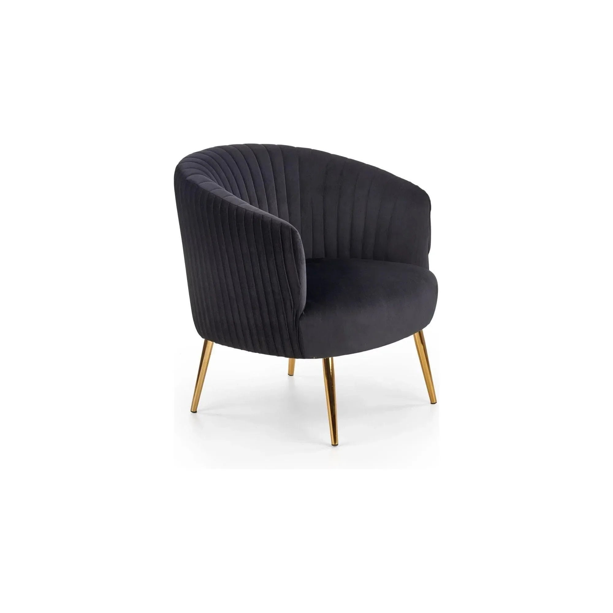 Fotoliu HOUSTON OCN-37661, negru/auriu