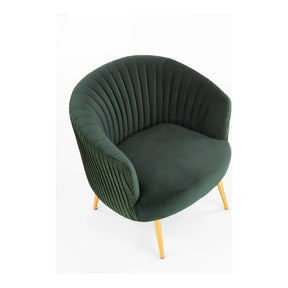 Fotoliu HOUSTON OCN-37662, verde/auriu