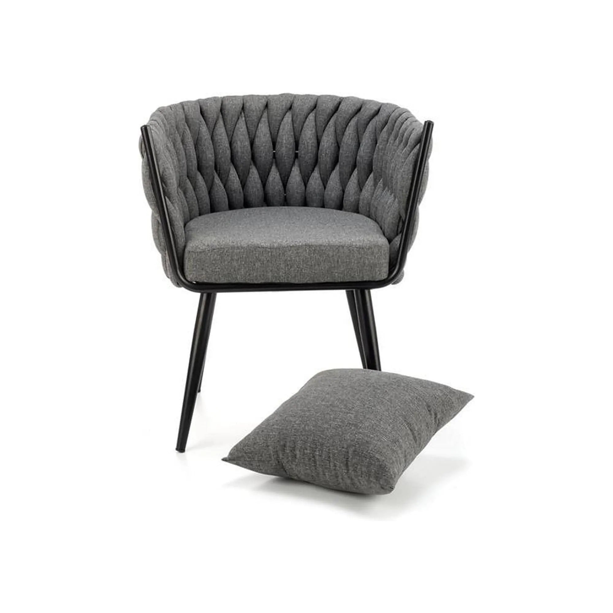 Fotoliu HOUSTON OCN-37696, gri/negru