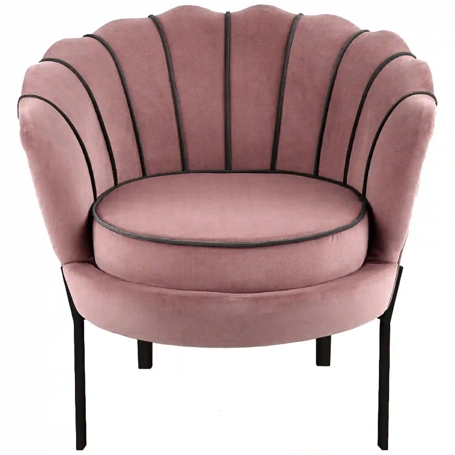 Fotoliu roz cu design elegant, ideal pentru living – primabucata