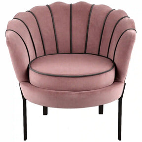 Fotoliu roz cu design elegant, ideal pentru living – primabucata