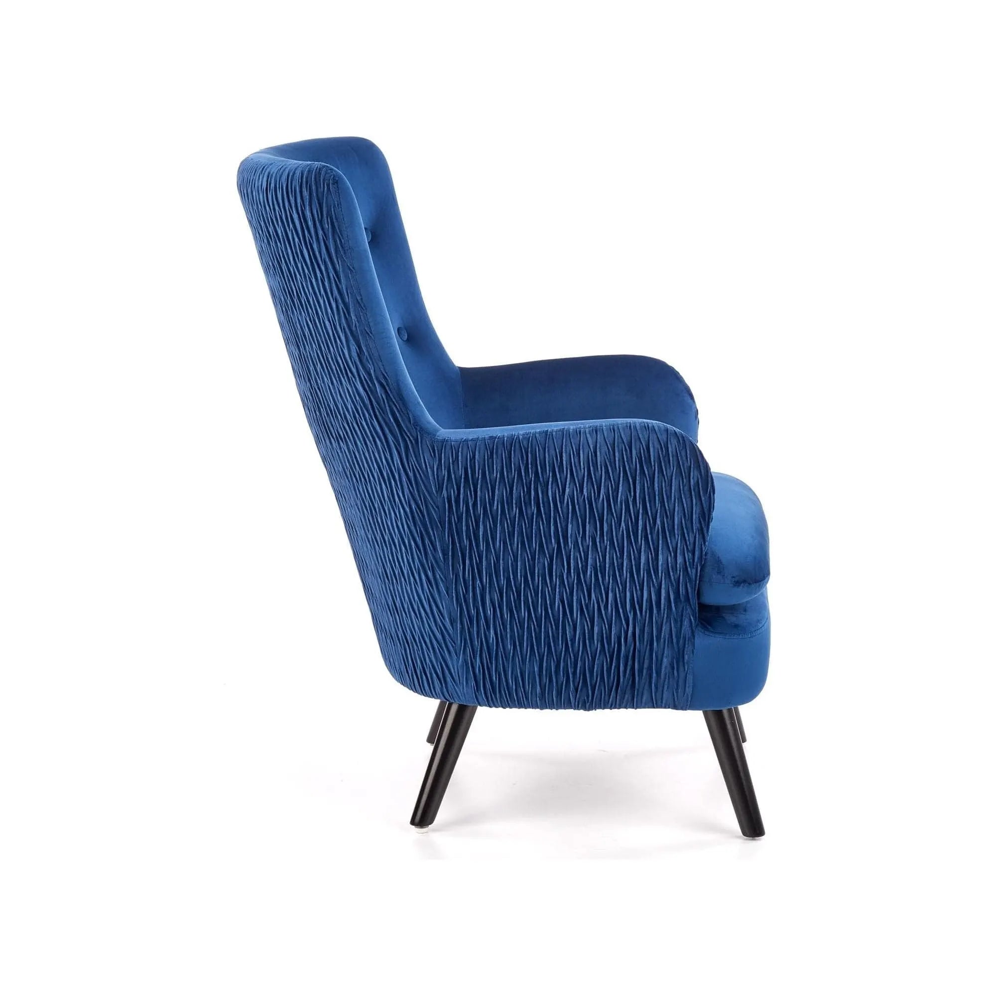 Fotoliu HOUSTON OCN-37708, albastru/negru