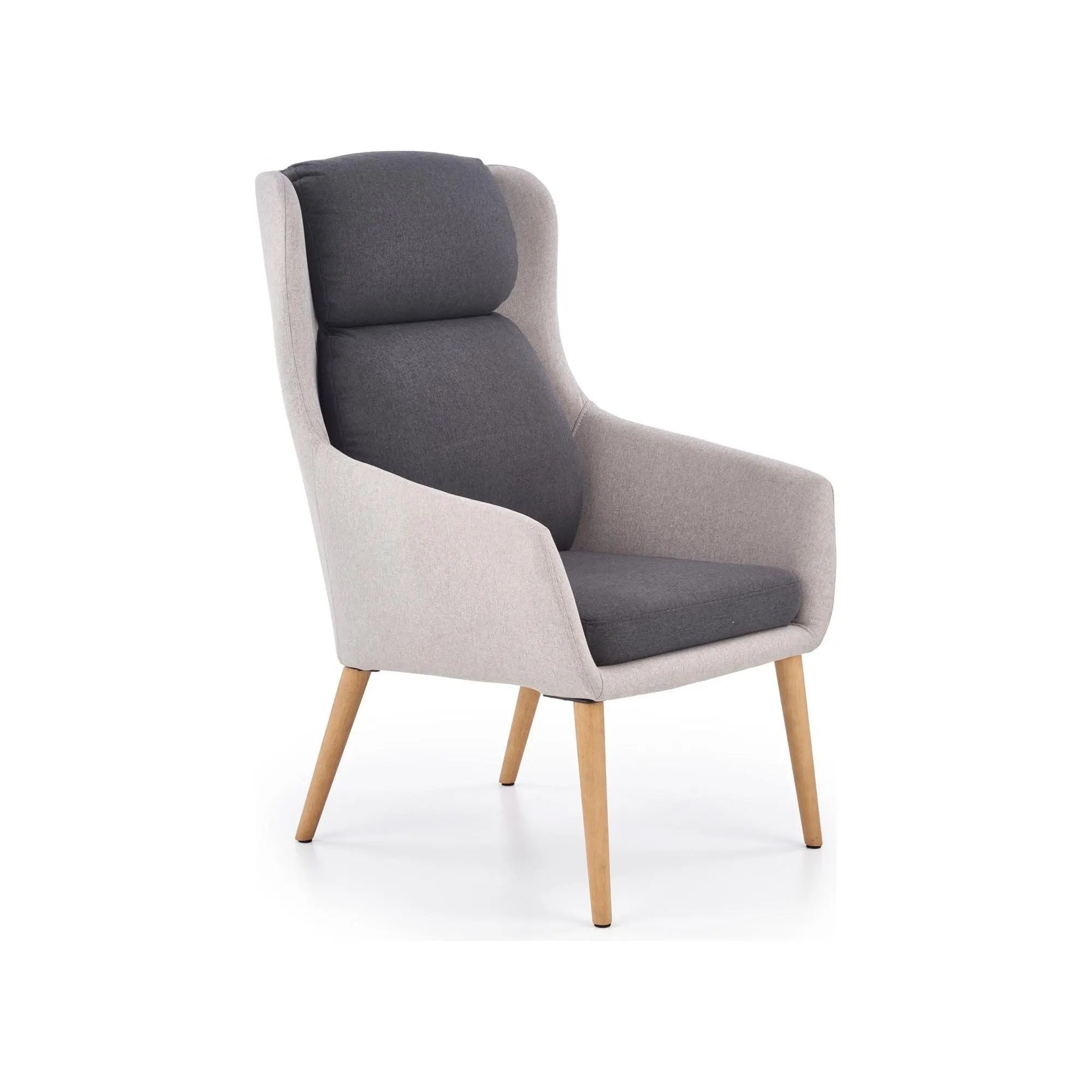 Fotoliu HOUSTON OCN-37709, gri/stejar