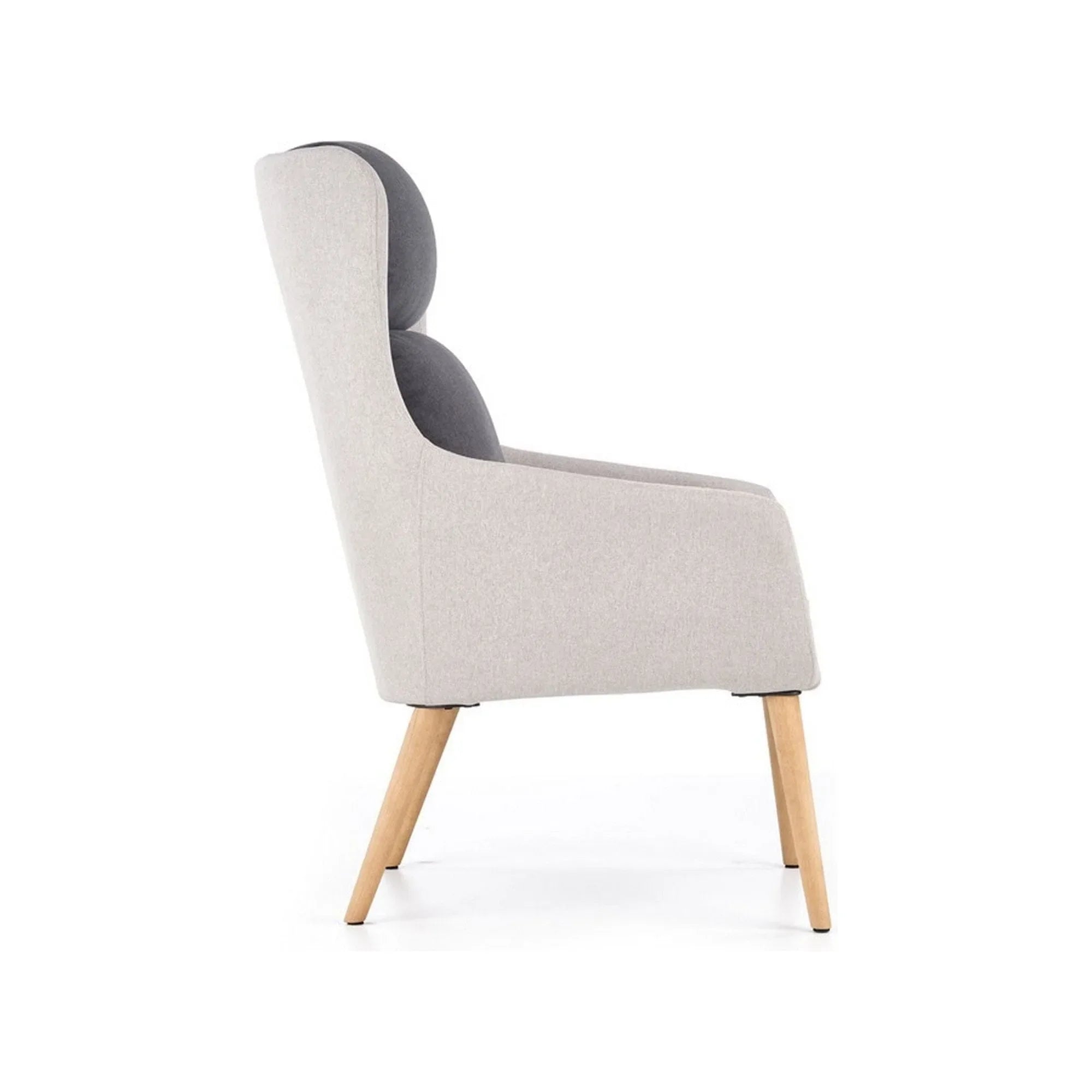 Fotoliu HOUSTON OCN-37709, gri/stejar