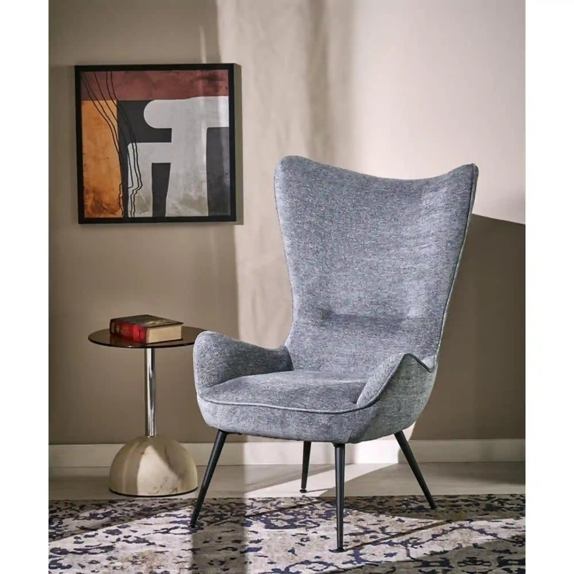 Fotoliu HOUSTON OCN-37712, gri/negru